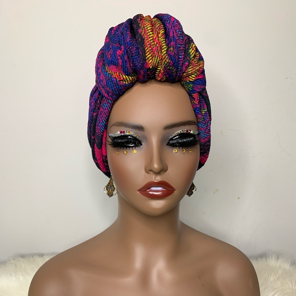 Colorful Patterned Headwrap - image 1